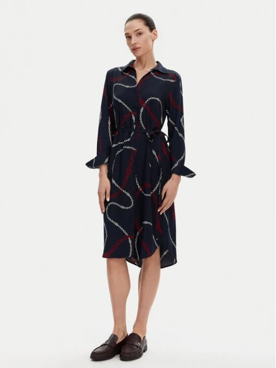 Obrázek produktu Tommy Hilfiger Košilové šaty WW0WW44665 Tmavomodrá Regular Fit