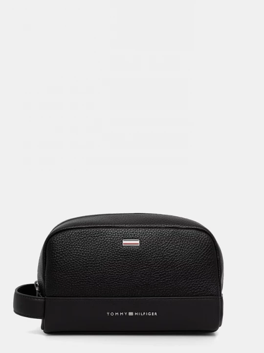Obrázek produktu Tommy Hilfiger Kosmetická taštička pánská z imitace kůže černá