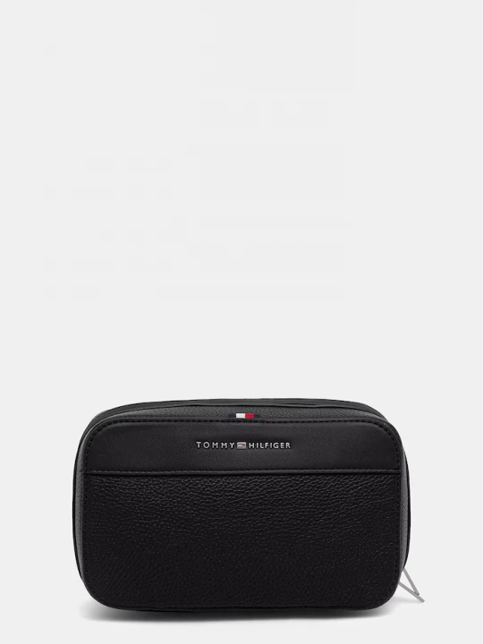 Obrázek produktu Tommy Hilfiger Kosmetická taštička pánská z imitace kůže černá