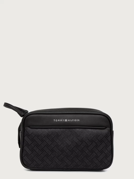 Obrázek produktu Tommy Hilfiger Kosmetická taštička z imitace kůže černá