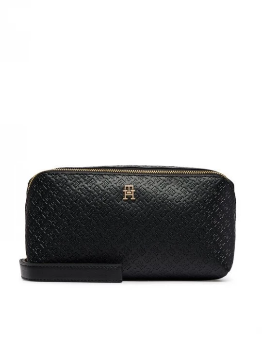 Obrázek produktu Tommy Hilfiger Kosmetický kufřík Th Icon Double Washbag Mono AW0AW18930 Černá