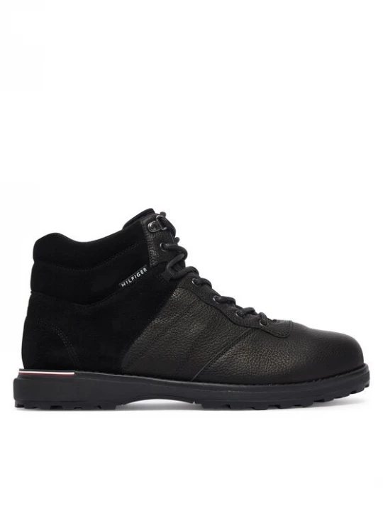 Obrázek produktu Tommy Hilfiger Kotníková obuv Corporate Outdoor Warm Lth Boot FM0FM05991 Černá