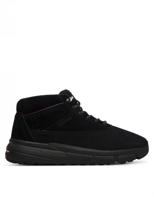 Obrázek produktu Tommy Hilfiger Kotníková obuv Hilfiger W Nbk Sde Hybrid Boot FM0FM05609 Černá