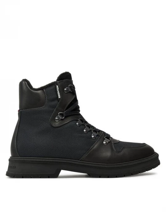 Obrázek produktu Tommy Hilfiger Kotníková obuv Hilfiger Warm Cordura Mix Boot FM0FM05180 Černá