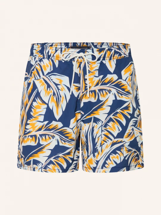 Obrázek produktu Tommy Hilfiger Koupací Šortky černošedá / oranžová / tmavě modrá