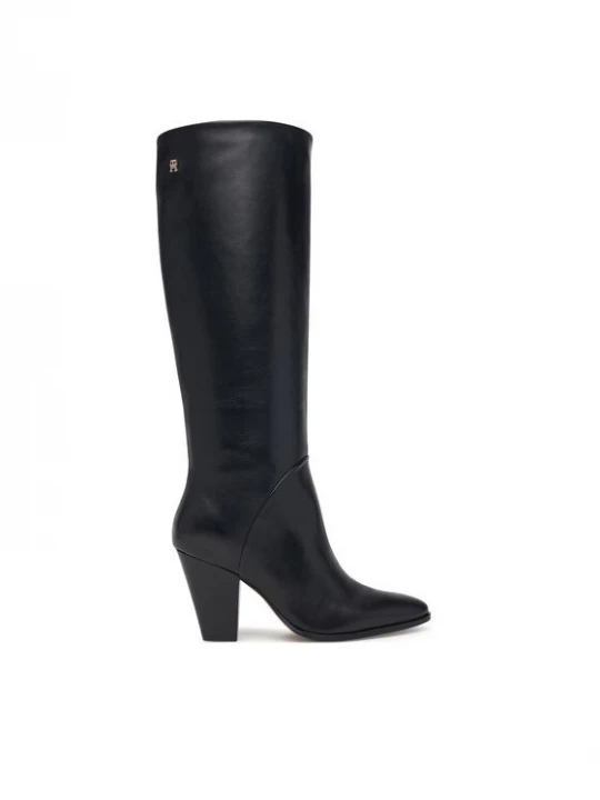 Obrázek produktu Tommy Hilfiger Kozačky Clean Tubular Knee Boot FW0FW09584 Černá