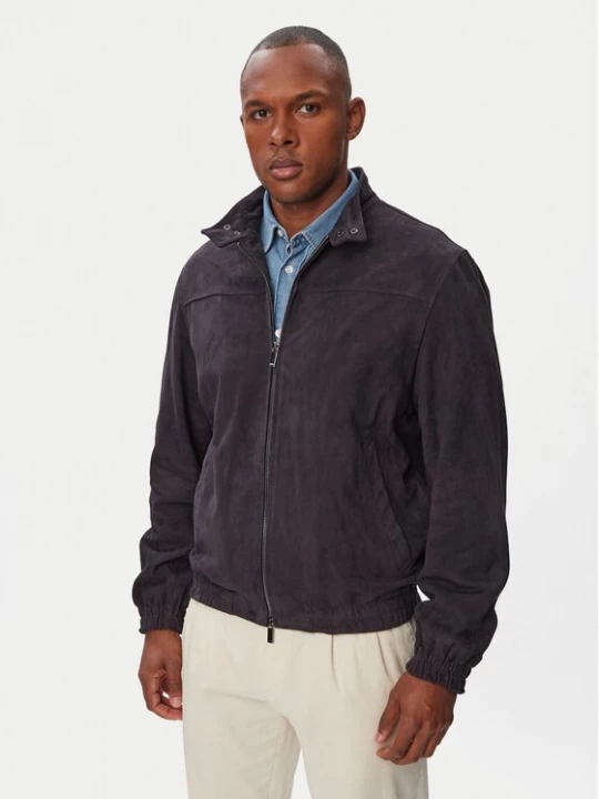 Obrázek produktu Tommy Hilfiger Kožená bunda Dc Essential MW0MW42691 Tmavomodrá Regular Fit
