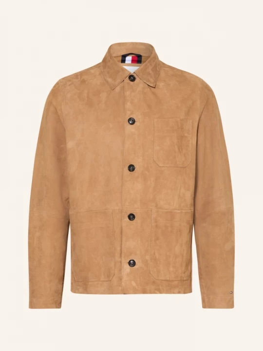 Obrázek produktu Tommy Hilfiger Kožená Bunda hnědá