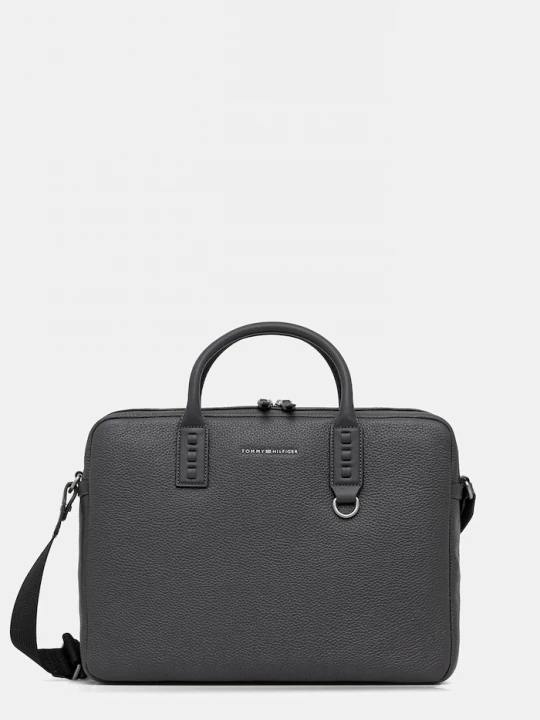 Obrázek produktu Tommy Hilfiger Kožená taška na notebook Tommy Hilfiger