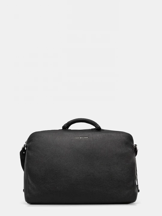 Obrázek produktu Tommy Hilfiger Kožená taška Tommy Hilfiger 52 x 34 x 18 cm černá