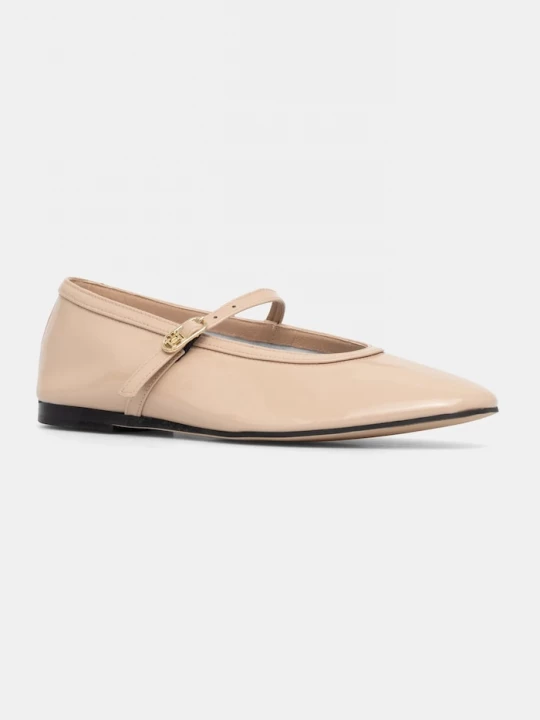 Obrázek produktu Tommy Hilfiger Kožené baleríny Tommy Hilfiger BALLERINA MARYJANE PATENT béžová