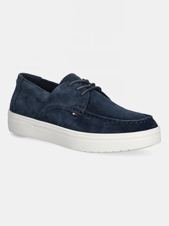 Obrázek produktu Tommy Hilfiger Kožené mokasíny Tommy Hilfiger SUEDE STITCH TOE HYBRID námořnická modř
