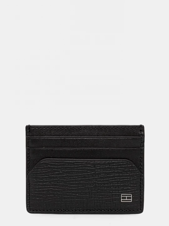 Obrázek produktu Tommy Hilfiger Kožené pouzdro na karty černá
