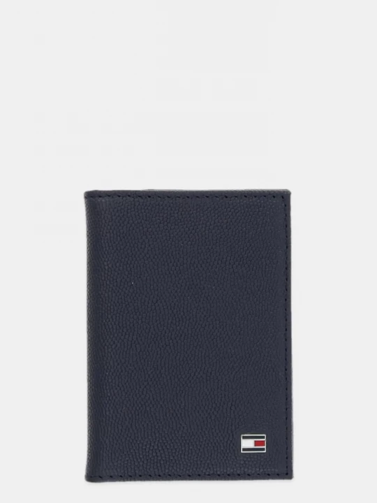 Obrázek produktu Tommy Hilfiger Kožené pouzdro na karty Tommy Hilfiger námořnická modř