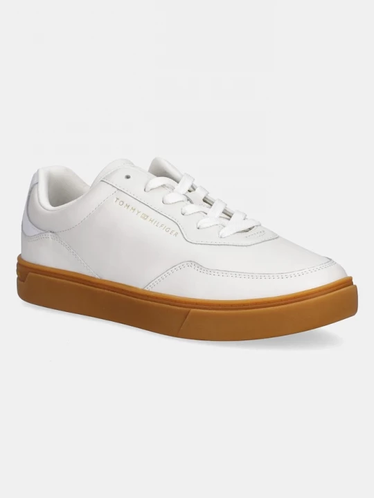 Obrázek produktu Tommy Hilfiger Kožené tenisky CASUAL CUPSOLE SNEAKER béžová