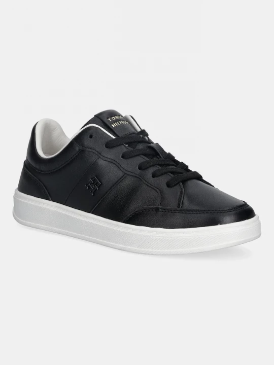 Obrázek produktu Tommy Hilfiger Kožené tenisky Tommy Hilfiger TH HERITAGE COURT SNEAKER LTR černá