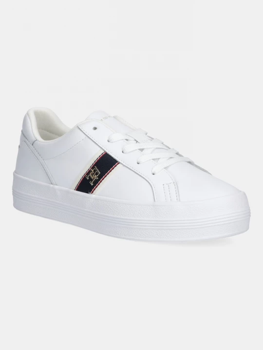 Obrázek produktu Tommy Hilfiger Kožené tenisky Tommy Hilfiger VULC WEBBING SNEAKER
