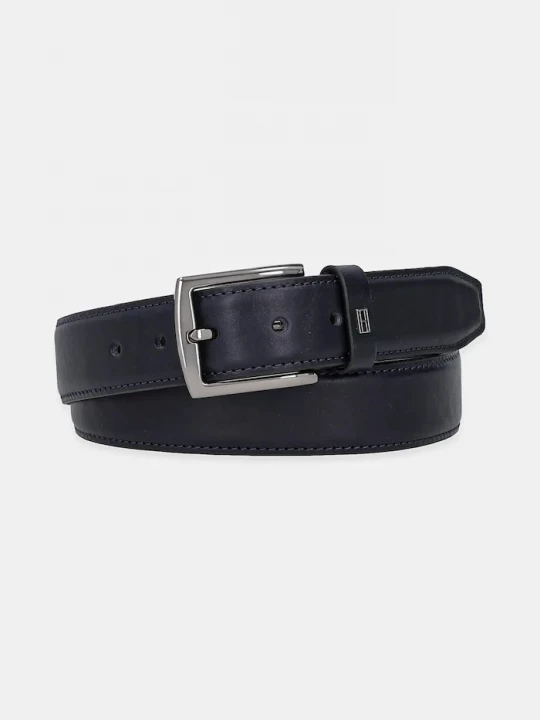 Obrázek produktu Tommy Hilfiger Kožený pásek Tommy Hilfiger námořnická modř