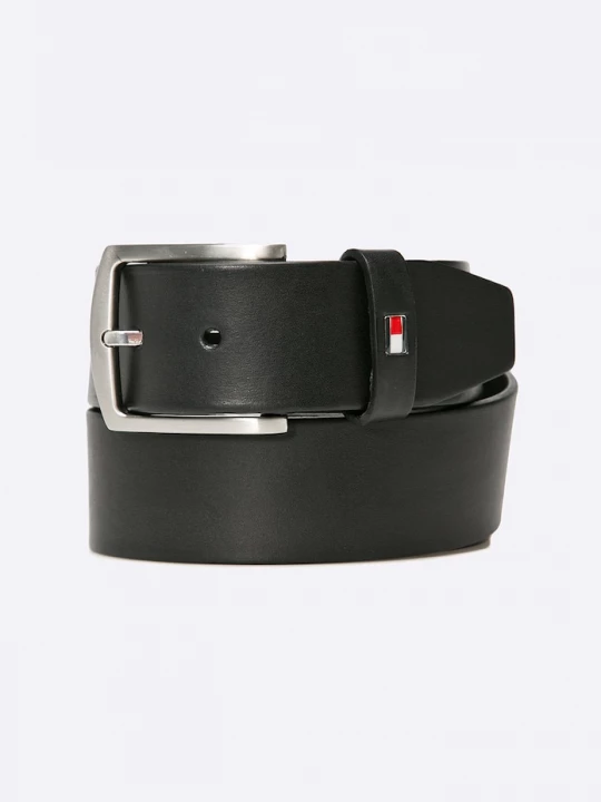 Obrázek produktu Tommy Hilfiger Kožený pásek Tommy Hilfiger New Denton černá