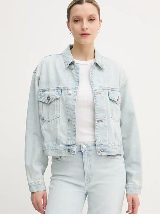 Obrázek produktu Tommy Hilfiger krátká bunda dámská džínová modrá
