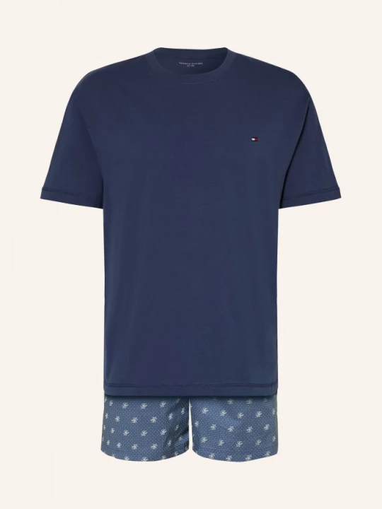 Obrázek produktu Tommy Hilfiger Krátké Pyžamo černošedá / bílá