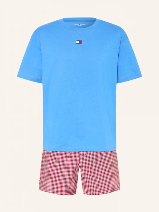 Obrázek produktu Tommy Hilfiger Krátké Pyžamo modrá / červená / bílá