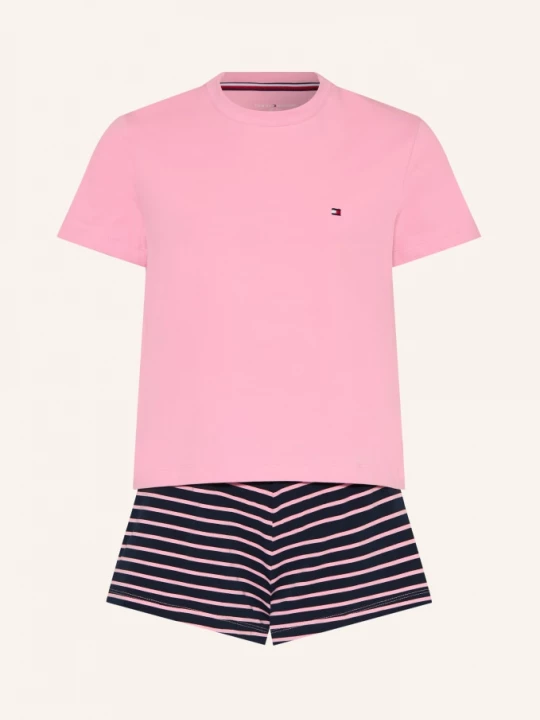 Obrázek produktu Tommy Hilfiger Krátké Pyžamo růžová / tmavě modrá
