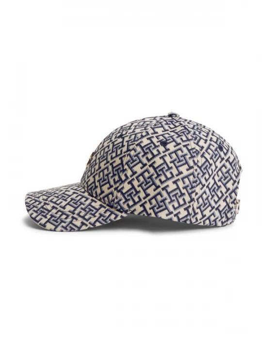 Obrázek produktu TOMMY HILFIGER Kšiltovka 'TH Monogram Baseball' béžová / námořnická modř / chladná modrá
