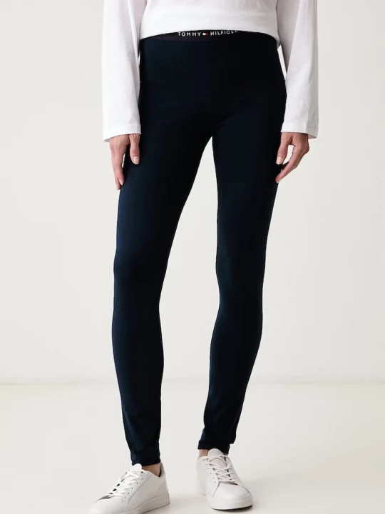 Obrázek produktu Tommy Hilfiger legíny dámské bavlnou námořnická modř