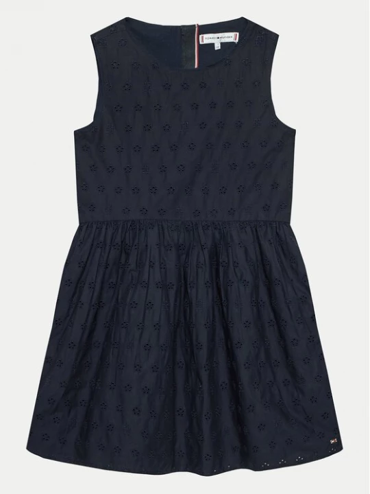 Obrázek produktu Tommy Hilfiger Letní šaty Anglaise KG0KG07931 D Tmavomodrá Regular Fit