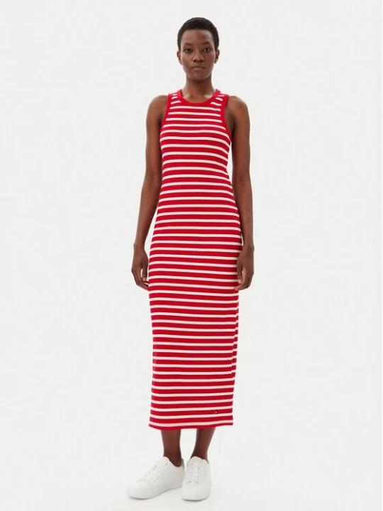 Obrázek produktu Tommy Hilfiger Letní šaty WW0WW38838 Červená Slim Fit