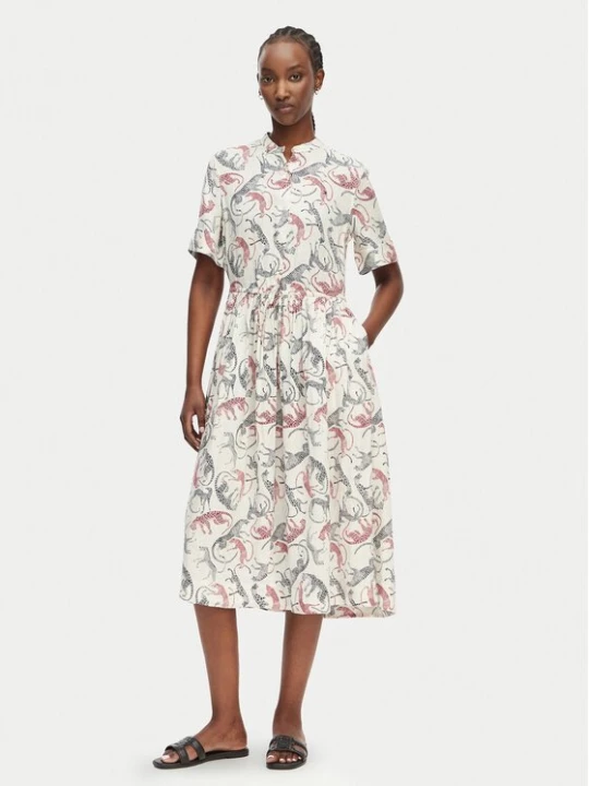 Obrázek produktu Tommy Hilfiger Letní šaty WW0WW49633 Krémová Relaxed Fit