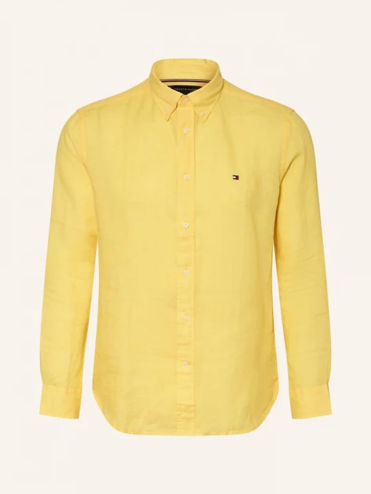Obrázek produktu Tommy Hilfiger Lněná Košile Regular Fit žlutá