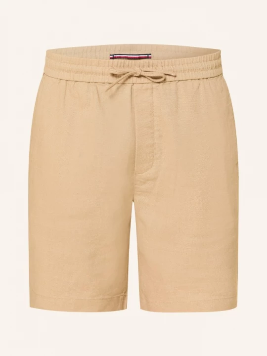 Obrázek produktu Tommy Hilfiger Lněné Šortky Dover Regular Fit béžová