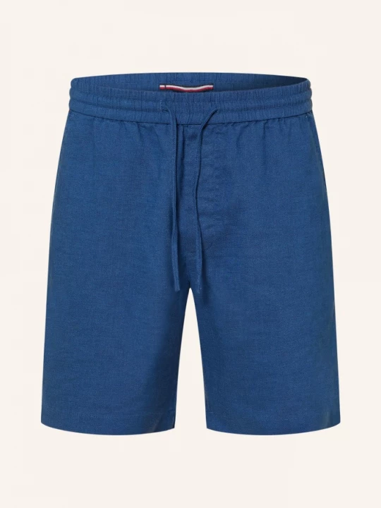 Obrázek produktu Tommy Hilfiger Lněné Šortky Dover Regular Fit modrá