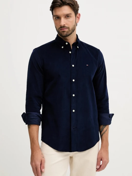 Obrázek produktu Tommy Hilfiger Manšestrová košile námořnická modř