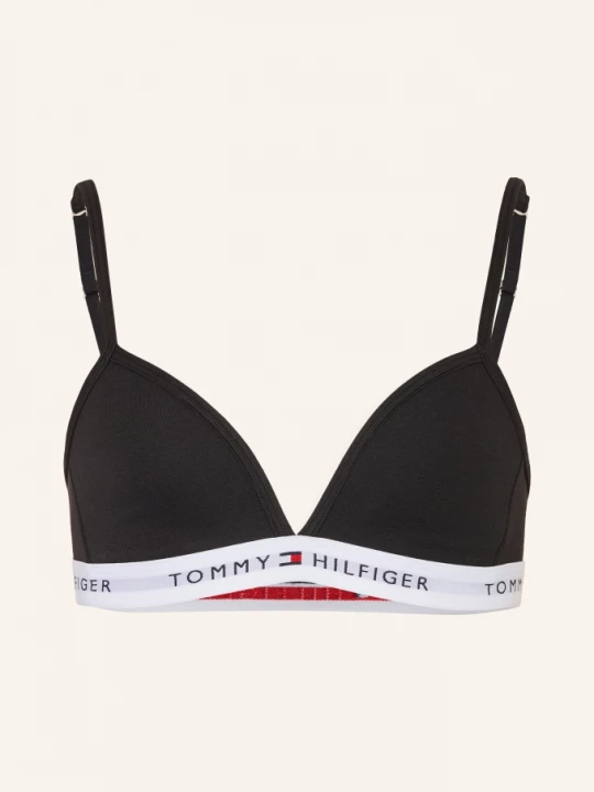 Obrázek produktu Tommy Hilfiger Měkká Podprsenka černá / bílá