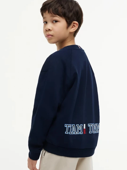 Obrázek produktu Tommy Hilfiger mikina dětská bavlněná námořnická modř