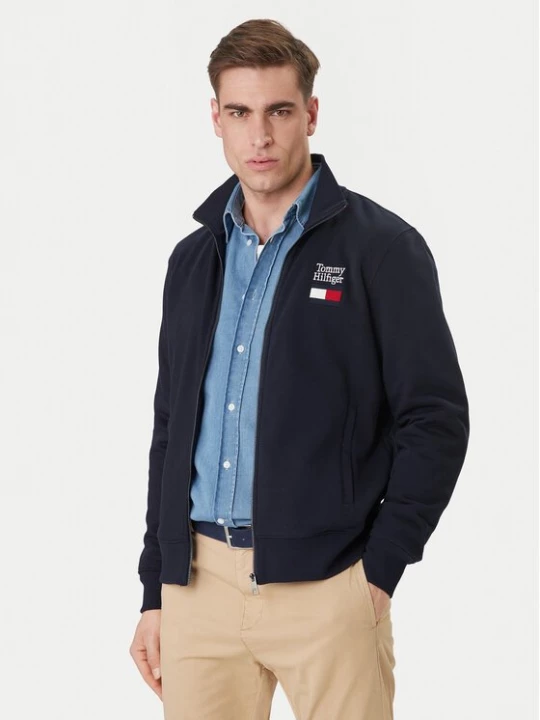 Obrázek produktu Tommy Hilfiger Mikina Embro MW0MW42466 Tmavomodrá Regular Fit
