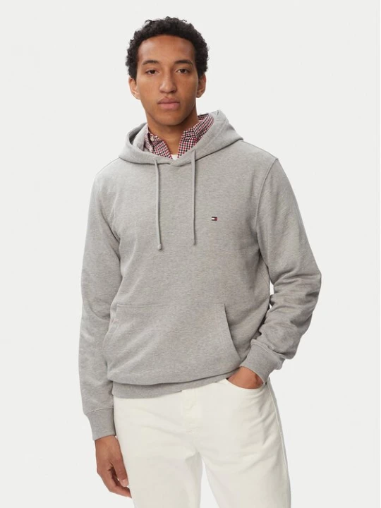 Obrázek produktu Tommy Hilfiger Mikina Essential Terry MW0MW37235 Světle šedá Regular Fit
