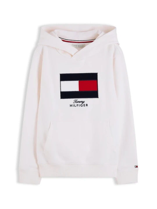 Obrázek produktu TOMMY HILFIGER Mikina 'HERITAGE' světle béžová / krvavě červená / černá / bílá