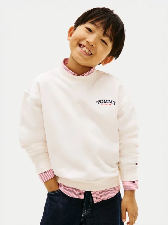 Obrázek produktu Tommy Hilfiger Mikina KB0KB10255 Écru Regular Fit Krémová