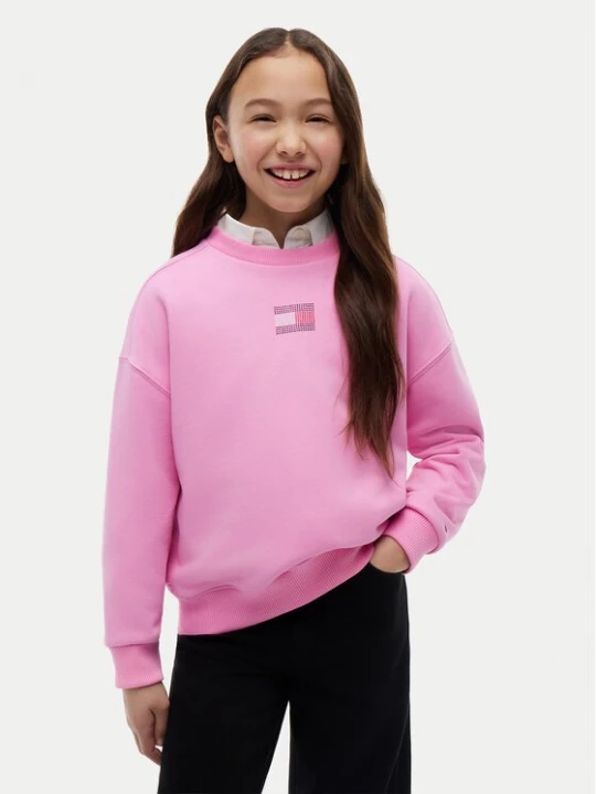 Obrázek produktu Tommy Hilfiger Mikina KG0KG09490 Růžová Regular Fit