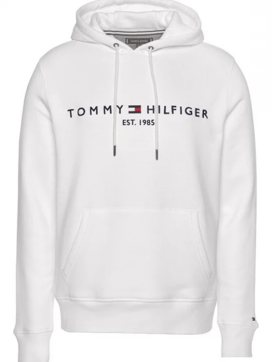 Obrázek produktu TOMMY HILFIGER Mikina 'Logo Embroidery Flex Drawstring'  námořnická modř / červená / bílá