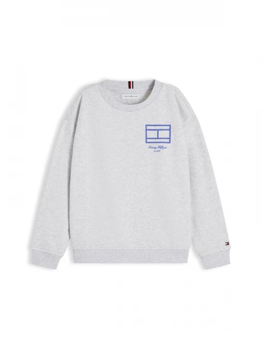 Obrázek produktu TOMMY HILFIGER Mikina modrá / šedý melír