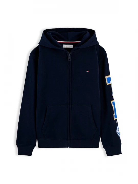 Obrázek produktu TOMMY HILFIGER Mikina námořnická modř / azurová / bílá