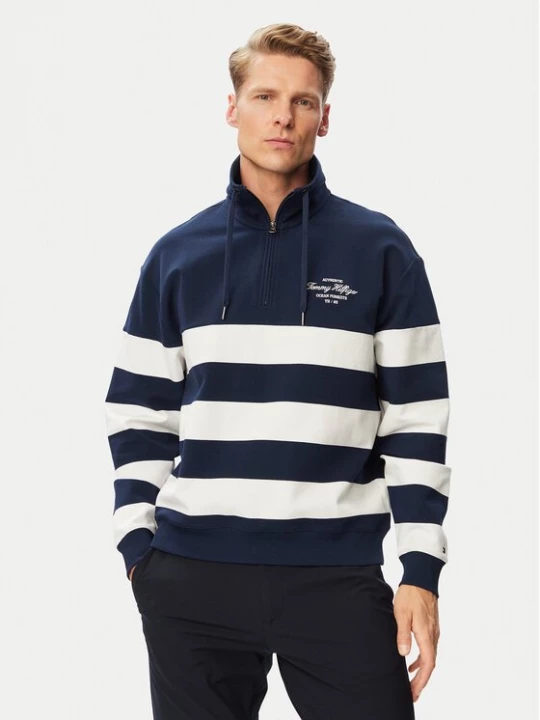 Obrázek produktu Tommy Hilfiger Mikina Nautical MW0MW43190 Tmavomodrá Regular Fit