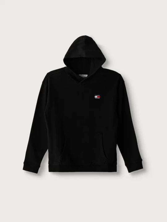 Obrázek produktu Tommy Hilfiger mikina s kapucí dětská bavlněná černá