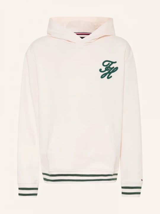 Obrázek produktu Tommy Hilfiger Mikina S Kapucí krémová / tmavě zelená