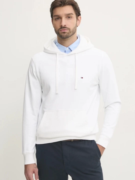 Obrázek produktu Tommy Hilfiger mikina s kapucí pánská bavlněná béžová